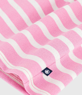 Babies' Long-Sleeved Stripy Cotton Dress