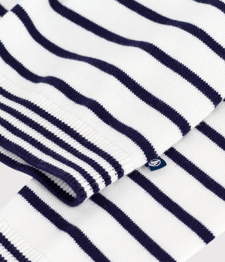 Girls' Stripy Cotton Sailor Jumper