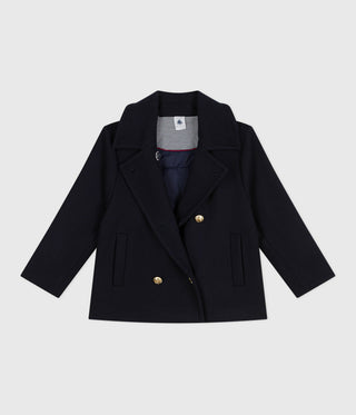 Children's Coat in Plain Woollen Broadcloth