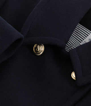 Children's Coat in Plain Woollen Broadcloth