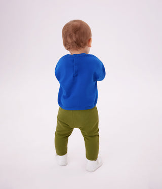 Babies' Whale Pattern Cotton Sweatshirt