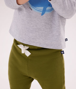 Babies' Plain Cotton Trousers