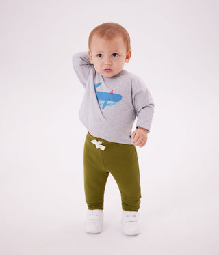Babies' Plain Cotton Trousers