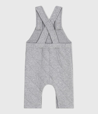 Babies' Long Dungarees in Plain Thick Cotton