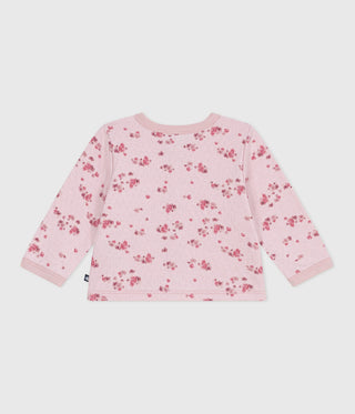 Babies' Floral-Print Cotton Cardigan