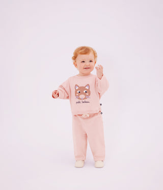 Babies' Long-Sleeved T-Shirt With a Cat