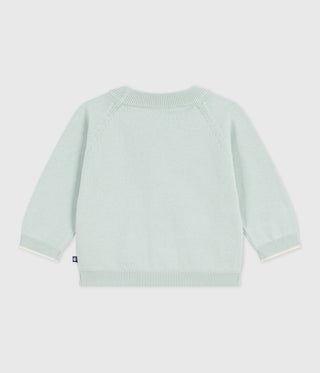 Babies' Plain Cotton Cardigan