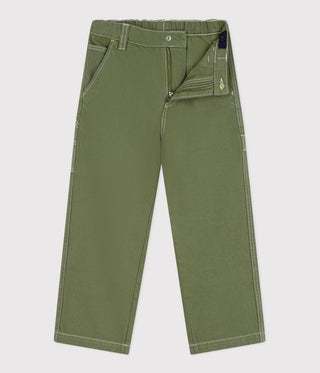 Children's Cotton Carpenter-Style Trousers