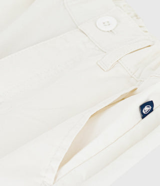Boy's  Bermuda Shorts in Plain Cotton