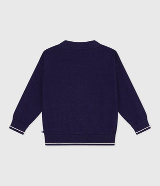 Children's Plain Cotton Cardigan