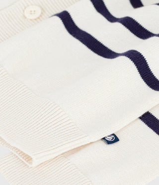 Children's Stripy Cotton Cardigan