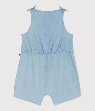 Babies' Short Chambray Jumpsuit