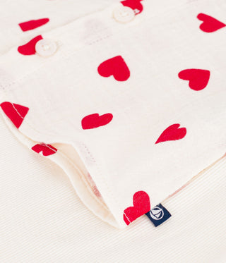 Babies' 2-Piece Long Cotton Outfit, with A Printed Blouse and Leggings