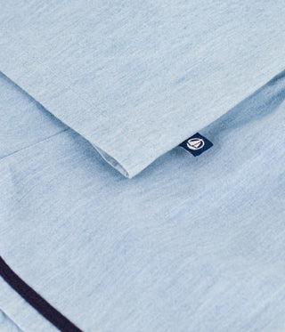 Babies' 2-Piece Set in Chambray including A T-Shirt with A Sailor Collar