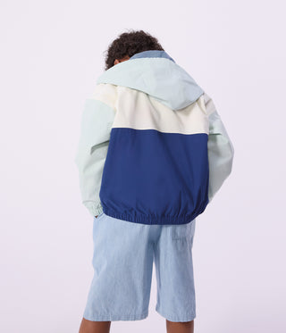 Children's Windbreaker with a Retractable Hood