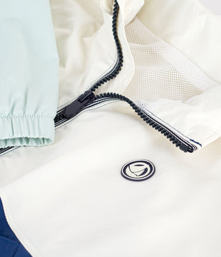 Children's Windbreaker with a Retractable Hood