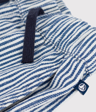 Children's Stripy Cotton Trousers