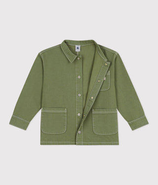 Boy's Jacket in Plain Cotton