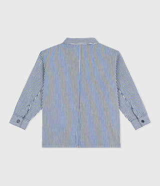Boy's Stripy Cotton Jacket