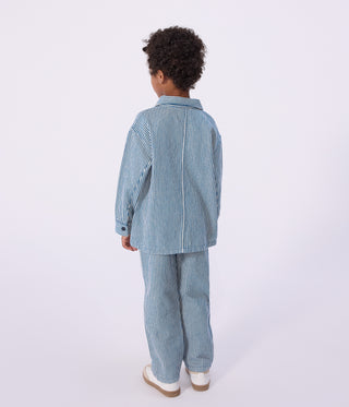 Boy's Stripy Cotton Jacket