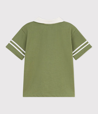 Children's Short-Sleeved Cotton Polo Shirt