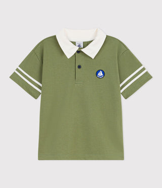 Children's Short-Sleeved Cotton Polo Shirt