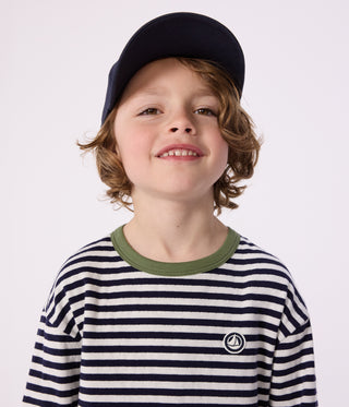 Children's Long-Sleeved Stripy Cotton T-Shirt