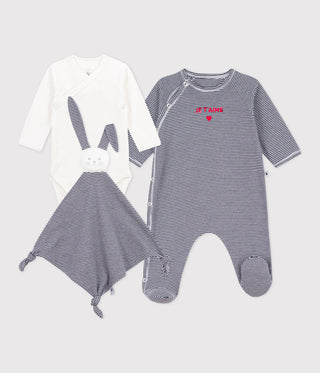 Babies' Stripy Cotton Gift Set