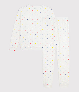Women's Heart Print Cotton and Elastane Pyjamas