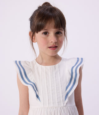 Girls' Sleeveless Cotton Dress