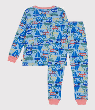 Children's Car Print Cotton Pyjamas
