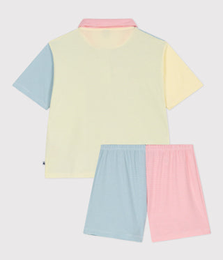 Women's Striped Cotton Button-Front Pyjama Shorts