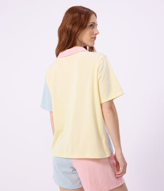 Women's Striped Cotton Button-Front Pyjama Shorts