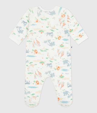 Babies' Savannah Print Cotton Pyjama Suit with a Zip