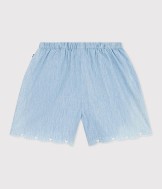 Girls' Plain Cotton Shorts
