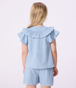 Girls' Plain Cotton Shorts
