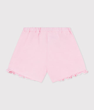 Girls' Plain Cotton Shorts