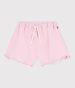 Girls' Plain Cotton Shorts