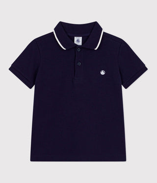 Children's Short-Sleeved Cotton Polo Shirt