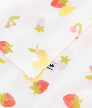 Girls' Fruit Print Cotton Nightdress