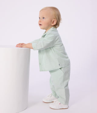 Babies' Plain Cotton/Linen Trousers