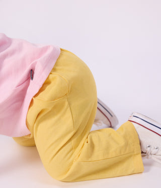 Babies' Plain Cotton/Linen Trousers
