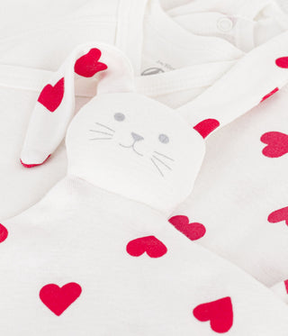 Babies' Heart-Print Cotton Gift Set