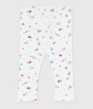 Babies' Floral Print Cotton Leggings
