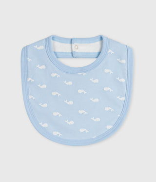 Babies' Whale-Print Cotton Bibs