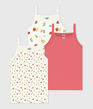 Girls' Fruit Print Tank Tops - 3-Pack