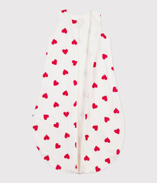 Babies' Tog 1 Heart-Patterned Cotton Sleeping Bag