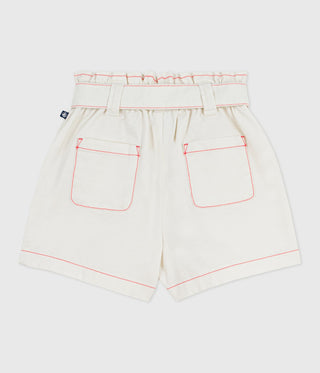 Girls' Plain Cotton Shorts