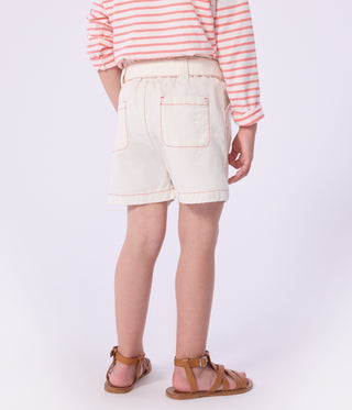 Girls' Plain Cotton Shorts