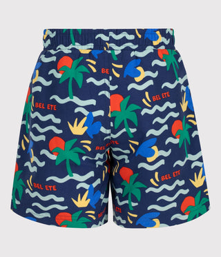 Boy's Printed Swim Shorts